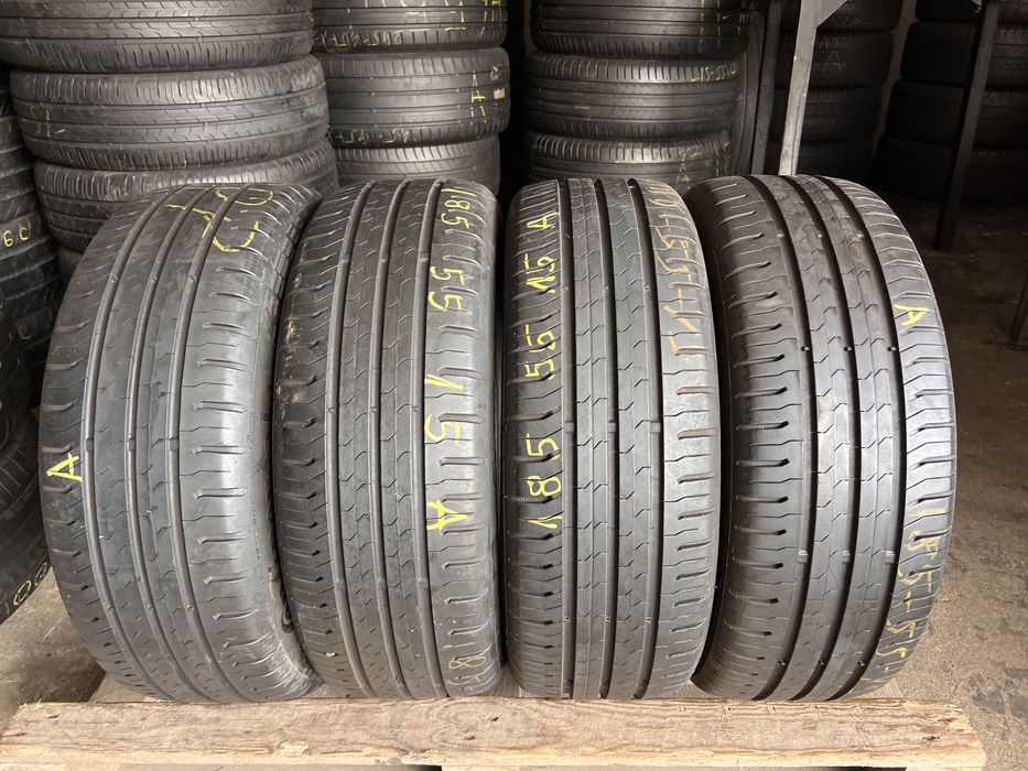 4 anvelope vara 185/55/15 , Continental , 6.9 mm