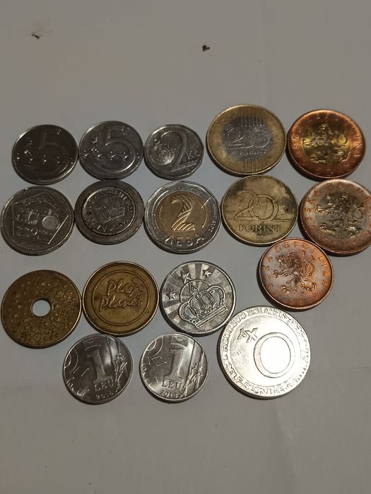 Lot de monede vechi de colecție