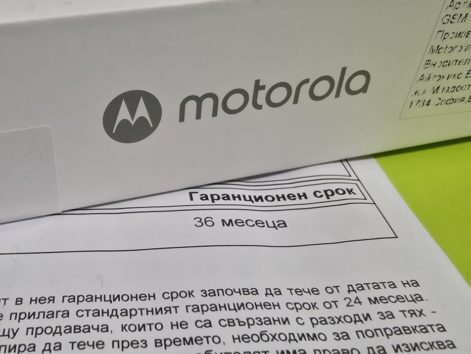 ЗАПЕЧАТАН 512GB Motorola Edge 70 5G Yettel Гаранция 2029г. Lily Pad