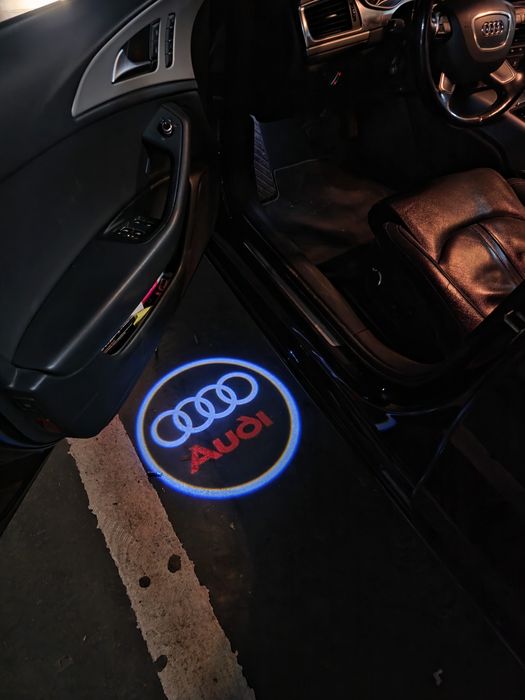 Led-uri cu logo Audi pentru lumini usi - A3 A4 A5 A6 A7 A8