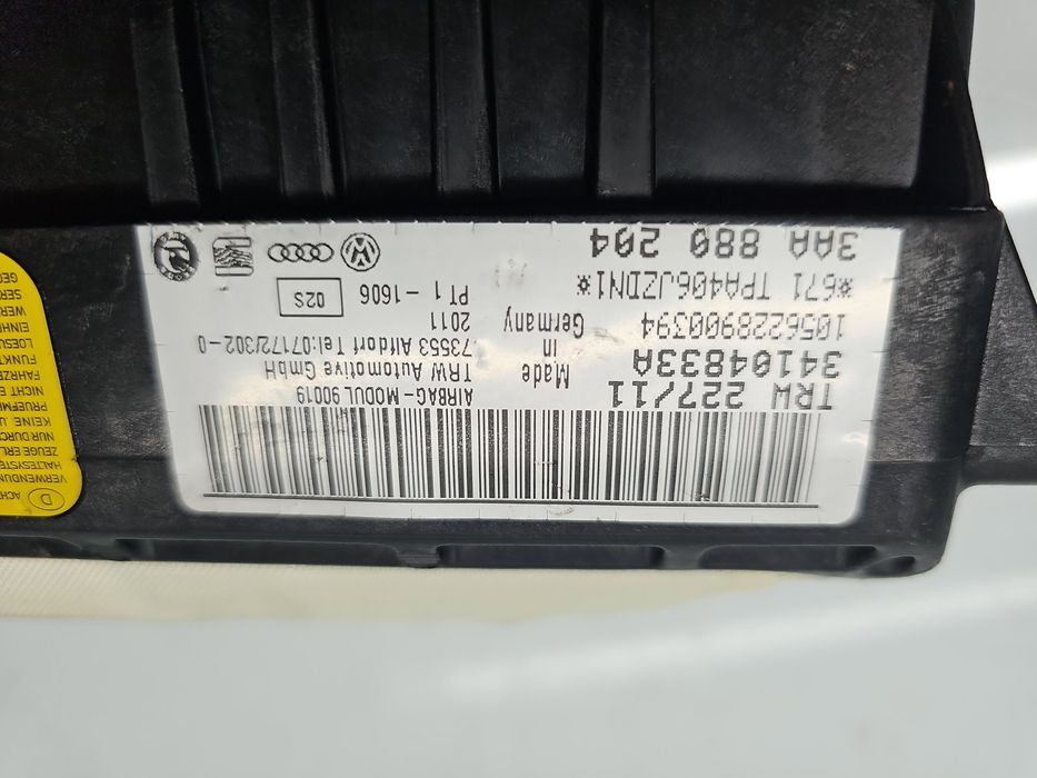 Airbag pasager Volkswagen Passat B7 (365) Variant [Fabr 2010-2014] 3A