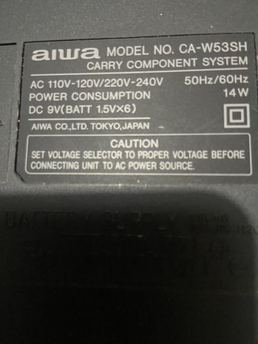 AIWA    CA-53. Магнитола