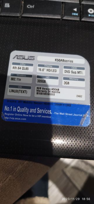 Лаптоп Asus K50Ab