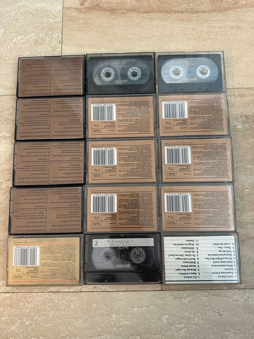 15 casete chrome Maxell XL II