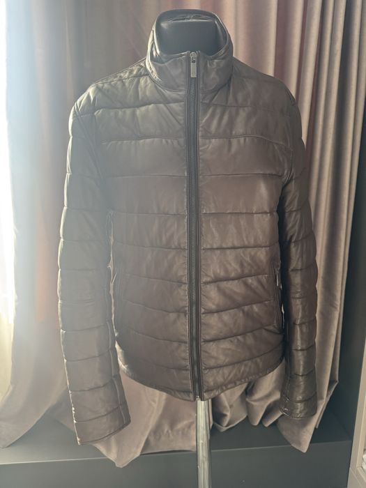 Haina piele Massimo Dutti barbati marime M