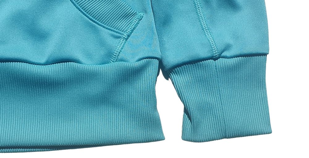 Hanorac sport S ODLO femei, turcuaz, maneca lunga