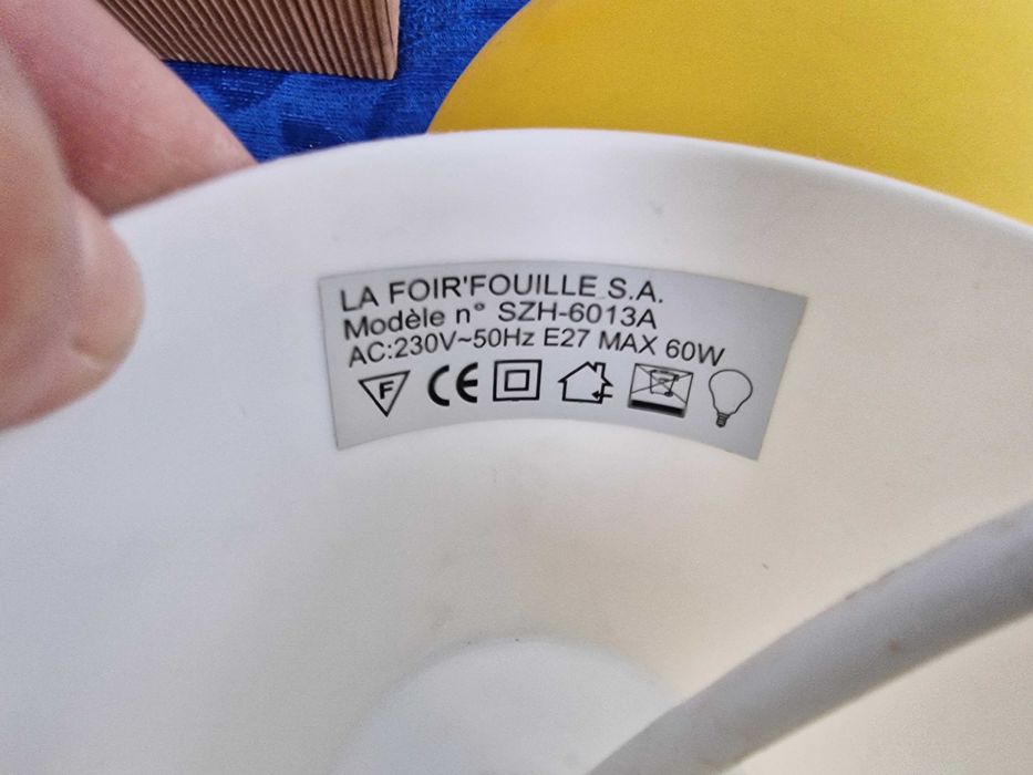 Lustra, Aplica cristal galben | Foir Fouille SZH 6013A