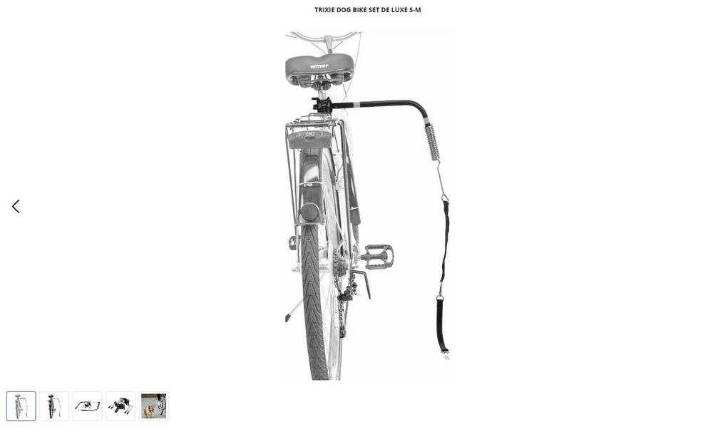 Set suport lesa bicicleta caine trixie S-M