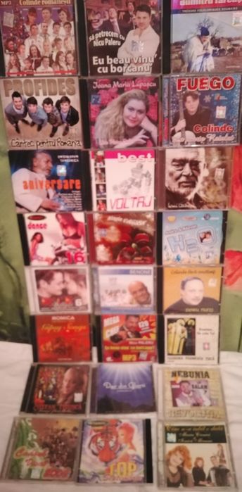 CD Muzică Românească și străină 192 bucati