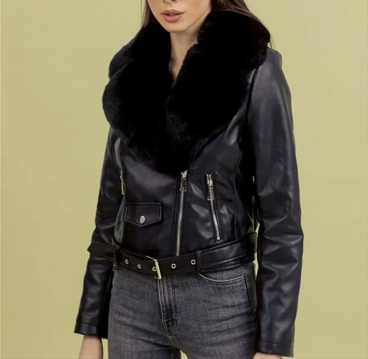 Косуха. Кожанка размер С ХС 42