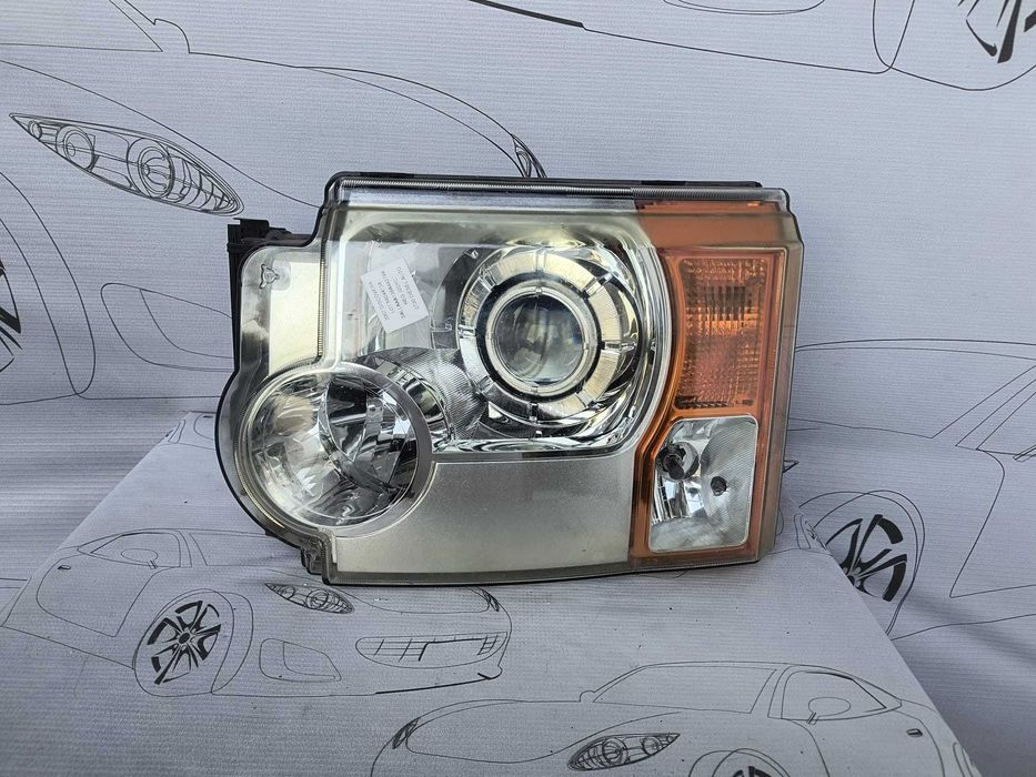 Far Stanga Uk Xenon Bi-Xenon Afs Land Rover Discovery 3 2007 / 2005-2009 Cod OEM XBC500112 (5C2)