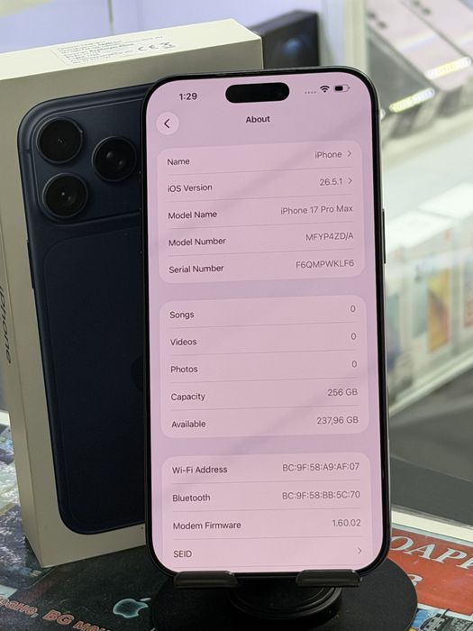 Iphone 17 Pro Max 256Gb