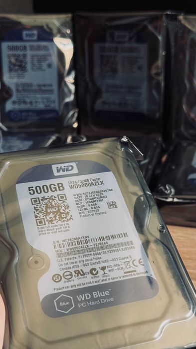 Новый Жёсткий диск для настольных ПК с обьемом 500 ГБ .