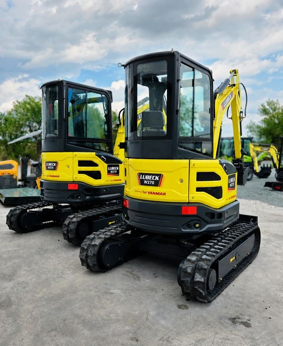 Miniexcavator Lubeck W270 motor Yanmar- Garantie 2 ani-