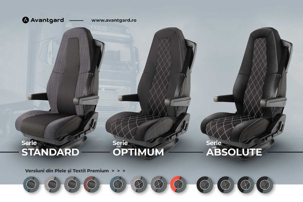 Set Husa scaun camion premium, Man Mercedes Volvo Daf Scania Ford Truc