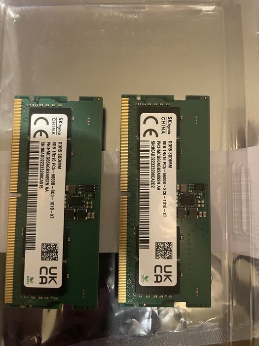 2 x 8GB RAM DDR5