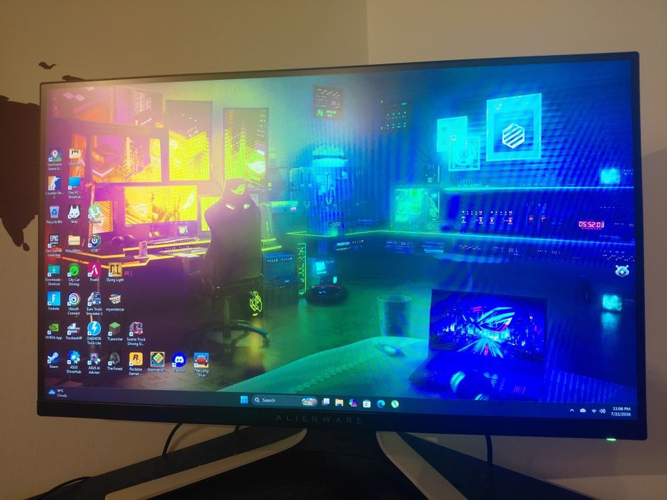 Monitor Alienware de 27' 240hz