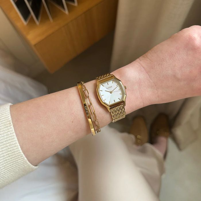 Часы Burker Julia gold white