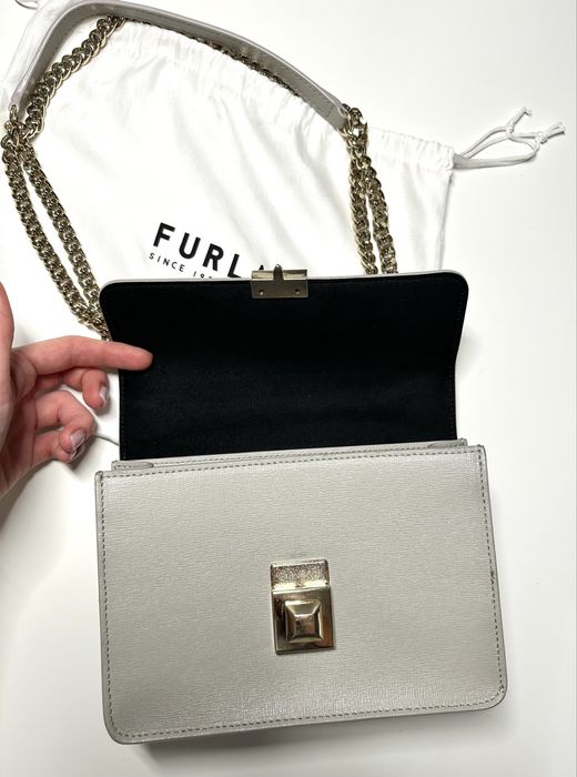 Geanta FURLA Gri din piele naturala
