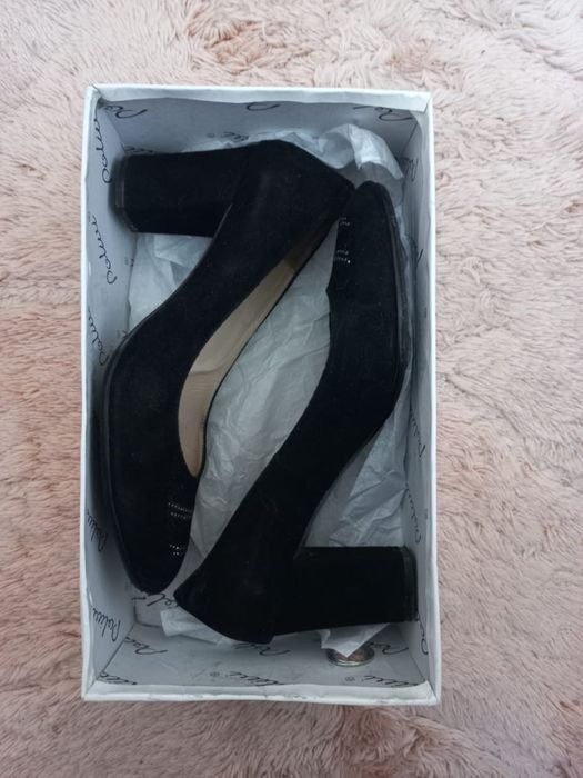 Туфли замшевые натуральные