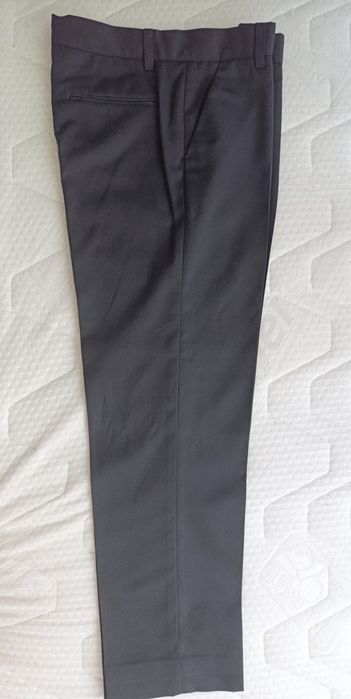 Pantaloni negru cu dunga baleti 9-10 ani