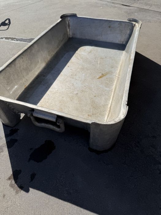 Vand tava aluminiu macelar dimensiuni mari pentru saramura sau procesare carne