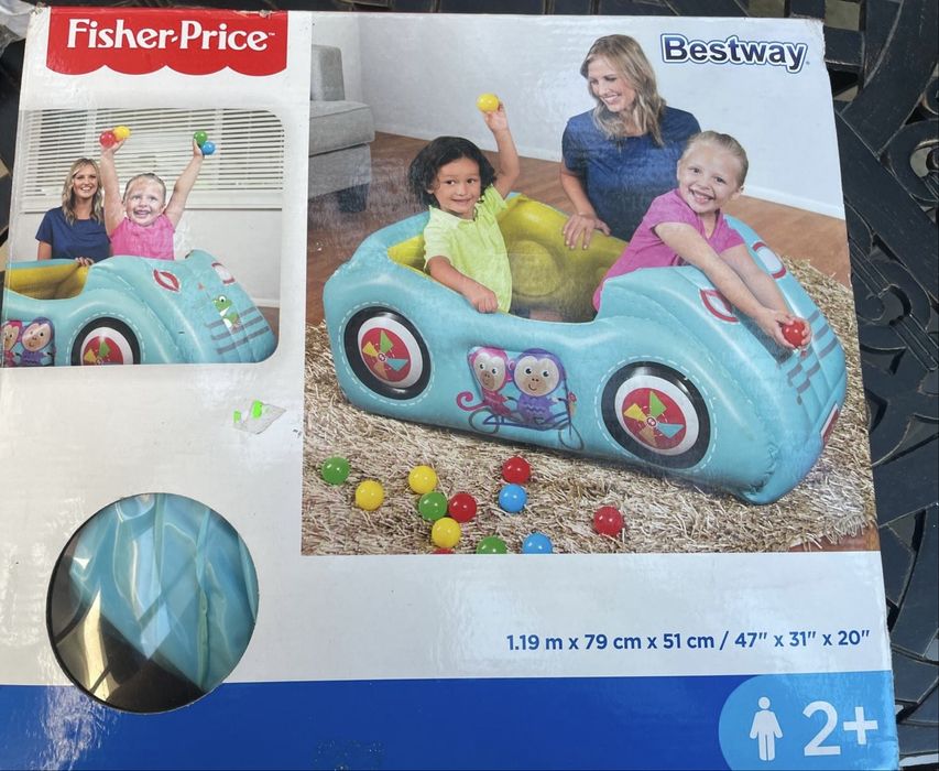 Masina gonflabila Fisher Price + CADOU aripioare sj colac