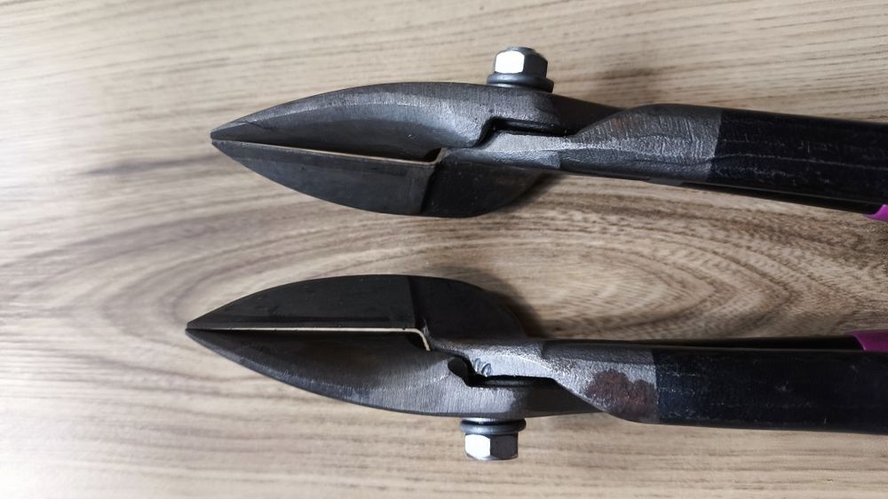 Лява и дясна ножици за рязане на ламарина ERDI BESSEY