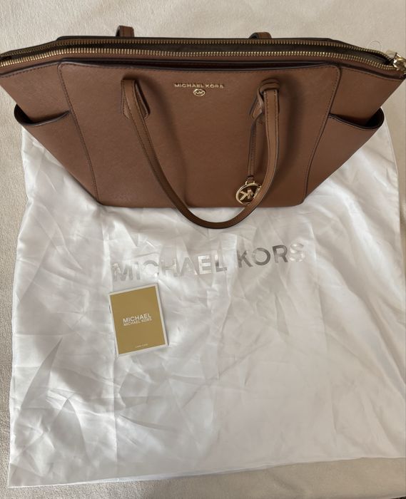 Geantă Michael Kors originală  maro, model mare
