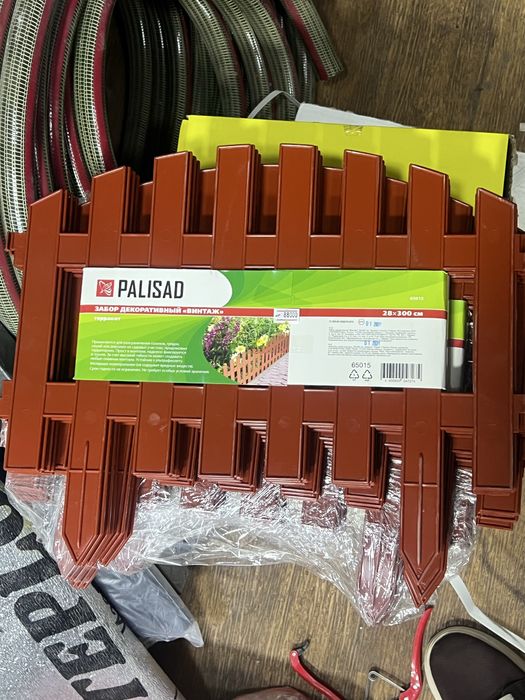 Забор декоративный "Винтаж" PALISAD терракот, 28 * 300 см