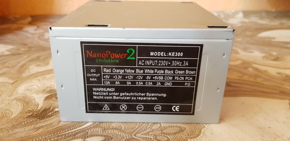 Блок питания 500W и 300W для пк