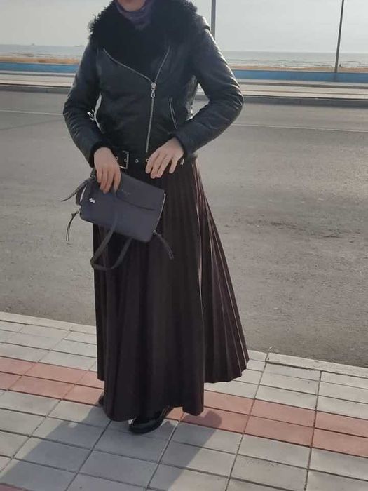 Дублёнка-авиатор