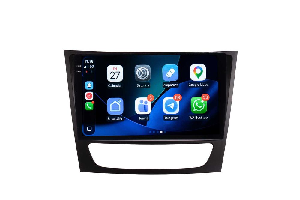 Navigatie Mercedes E Class W211 Android 14 , Carplay Android Auto + Camera Marsarier
