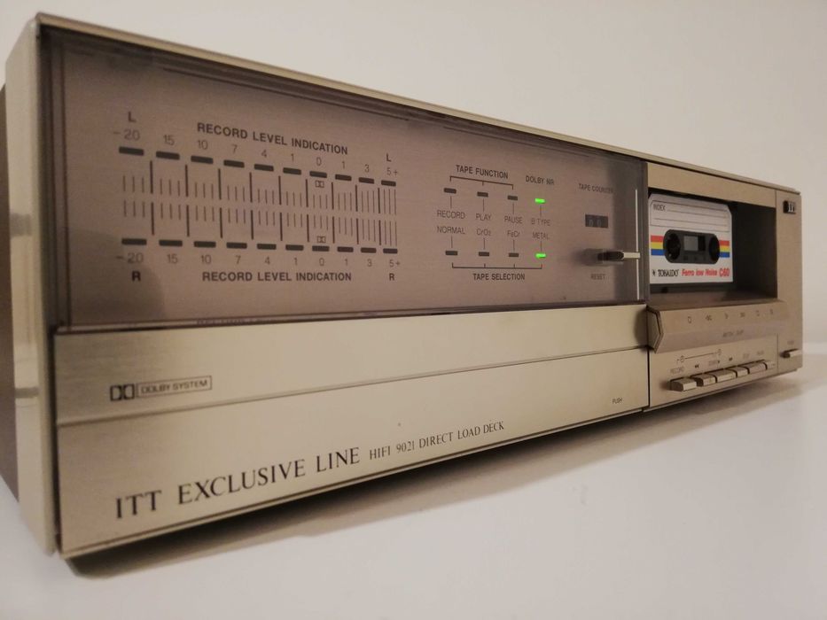 Stereo Cassette Deck ITT model HiFi-9021 - Vintage/Japan/RAR