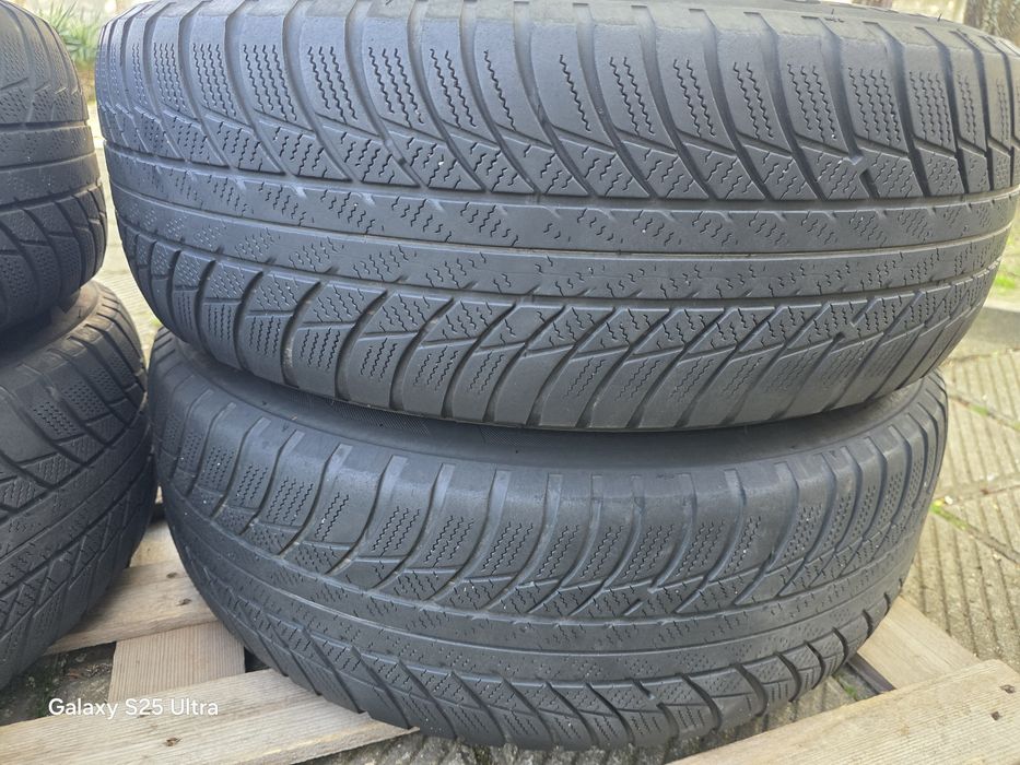 Лети джанти 17ки 5х112 Mercedes + зимни гуми 215/65/17 Bridgestone