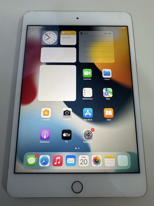 Ipad mini 4 cu sticla fisurata