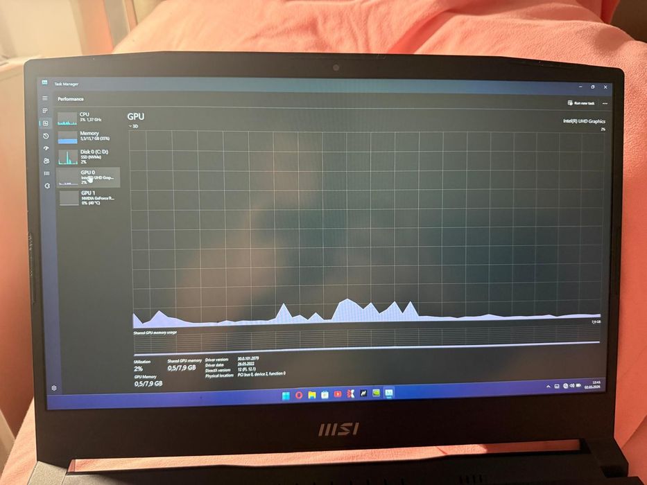 Vând laptop gaming MSI