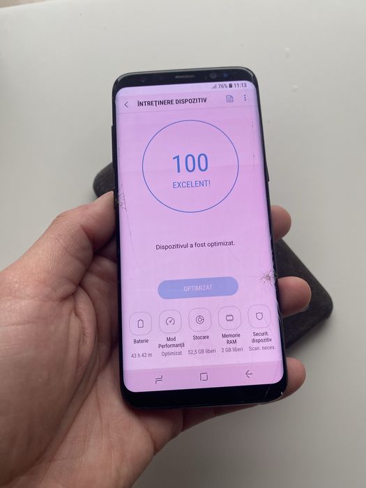 • Samsung Galaxy S8 • negru • functional • piese dezmembrari