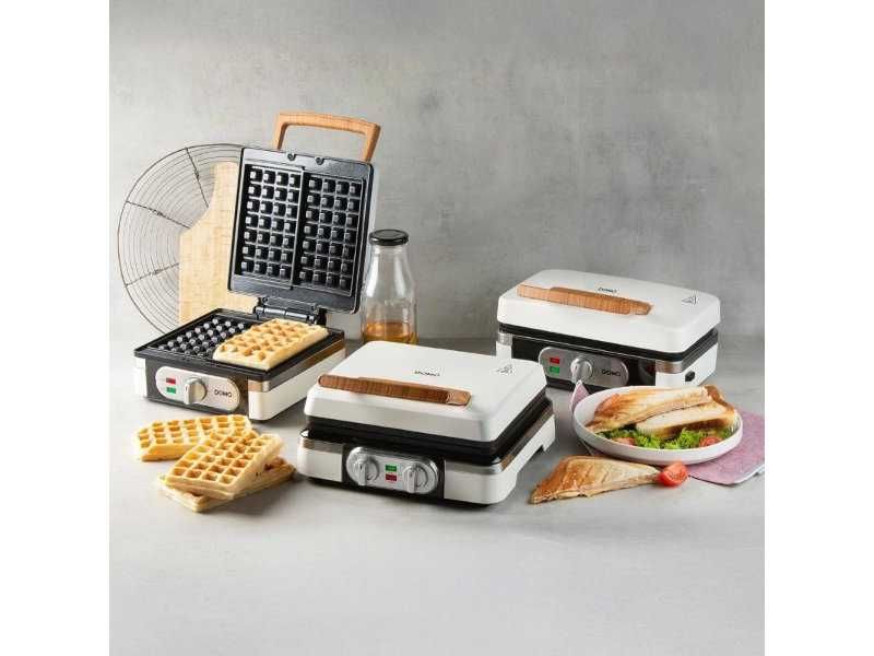 Гофретник за Белгийски Гофрети с Незалепващо Керамично  Покритие DOMO DO9280W