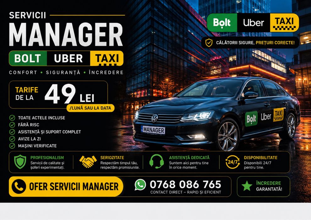 Manager uber bolt srl