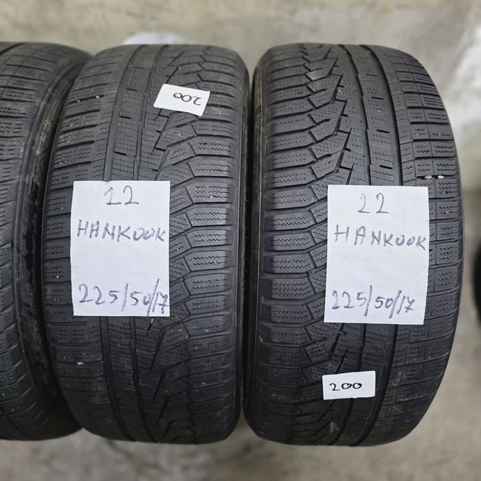 4×225/50/17 M+S.HANKOOK 2022.Stare excelenta.