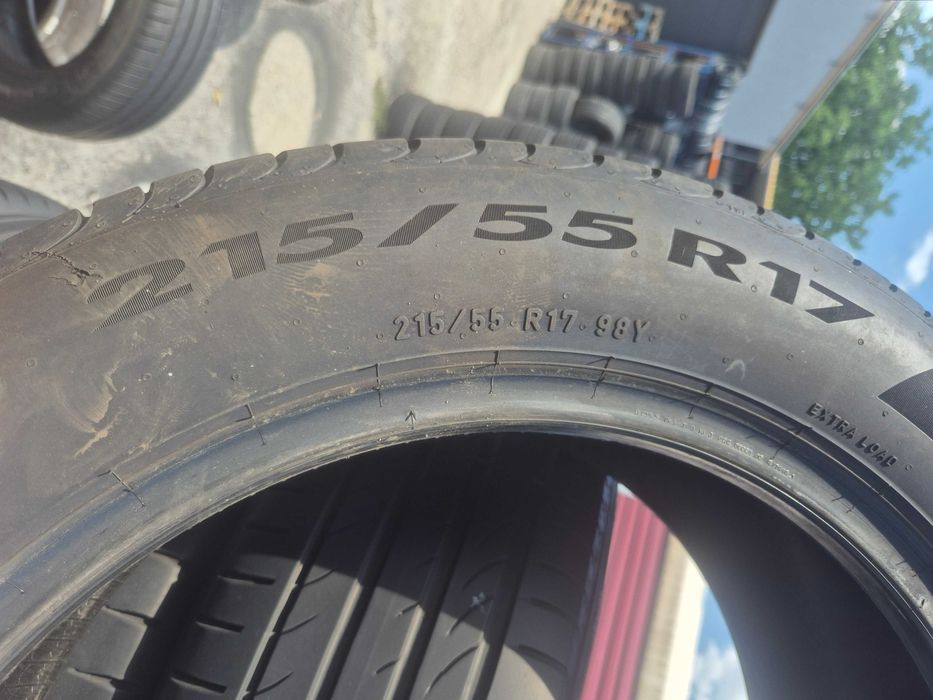 2 Anvelope de VARA - 215/55/17 - Pirelli Powergy - Stare F BUNA - DOT 2023 !