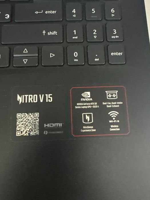 Acer Nitro V15 gaming Игровой ноутбук