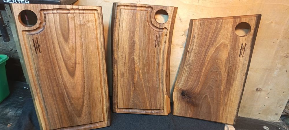 Tocător din NUC masiv personalizat | Gravură la alegere | Cadou