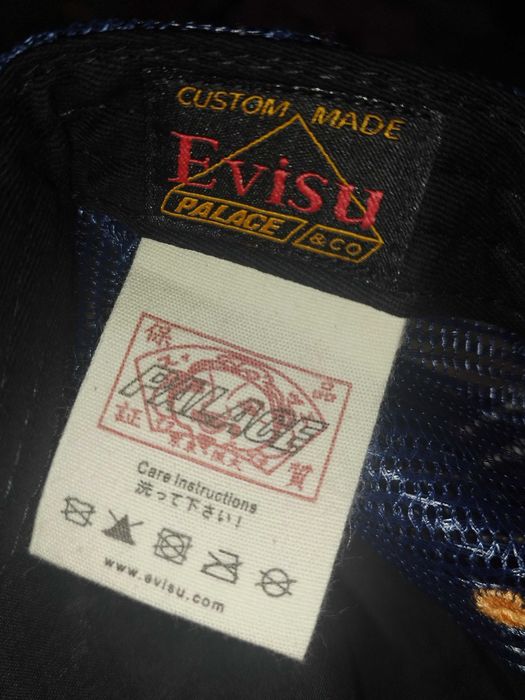 EVISU x Palace Denim Mesh Cap
