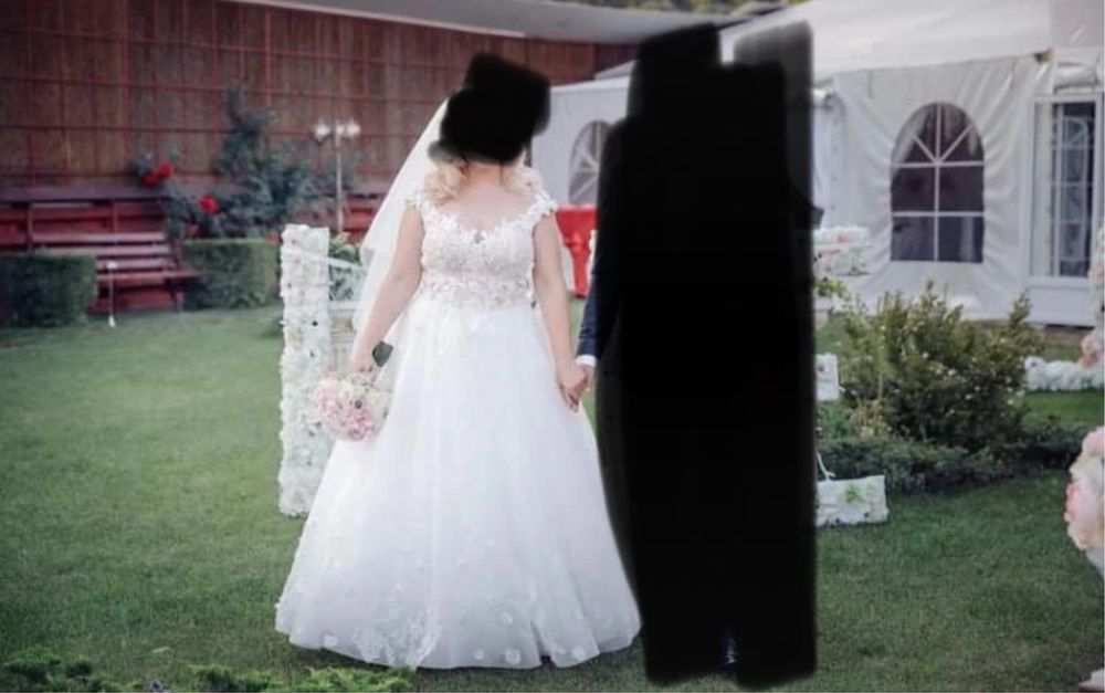 Rochie de mireasa model unicat realizata in atelier