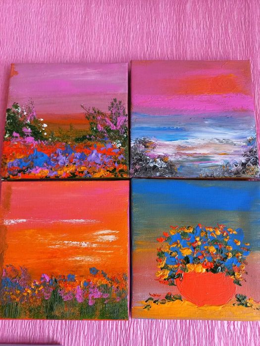 Мини картина +мини статив за общо 10лв