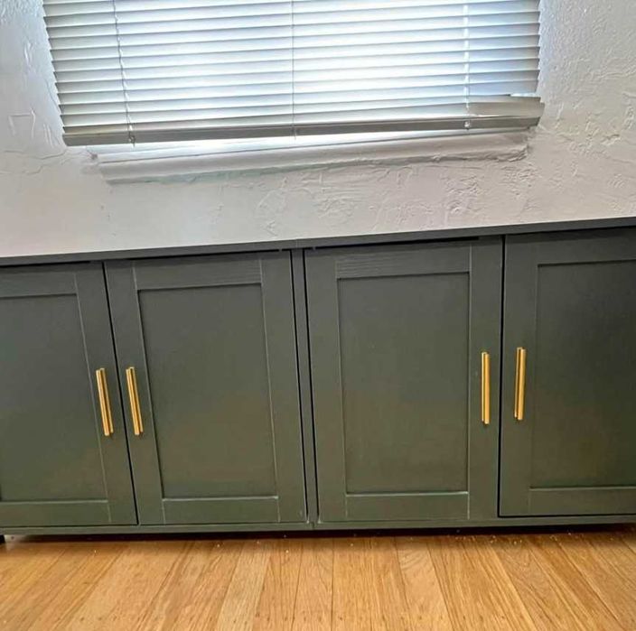 Cat double litter box enclosure