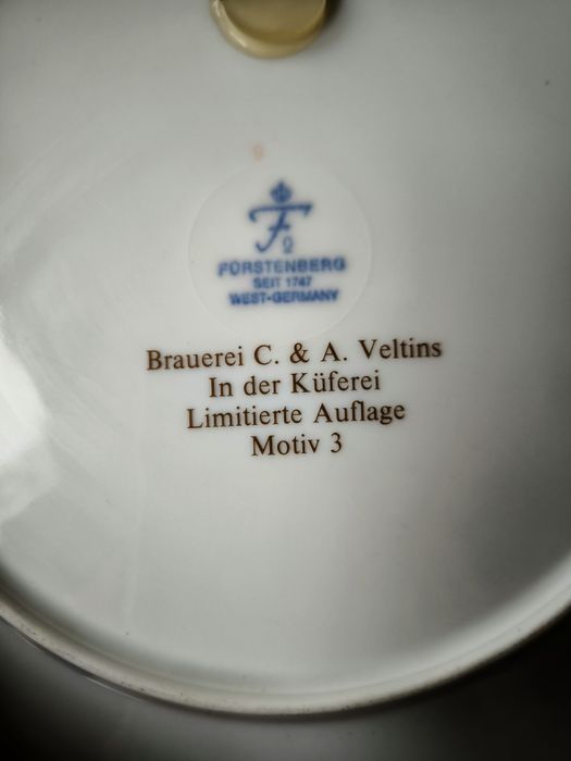 Порцеланова чиния Fürstenberg