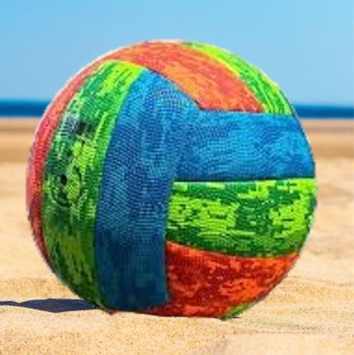 Перфектната цветна топка за волейбол